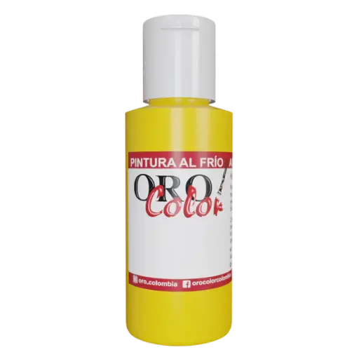 [F164-60] PINTURA AL FRIO AMARILLO TULIPAN 60ML