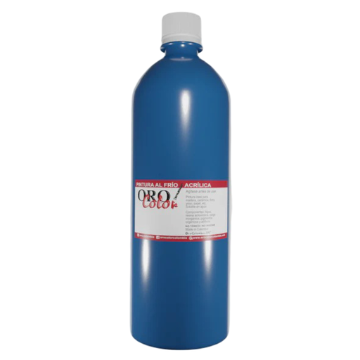 [F026-1] PINTURA AL FRIO AZUL REY 1L