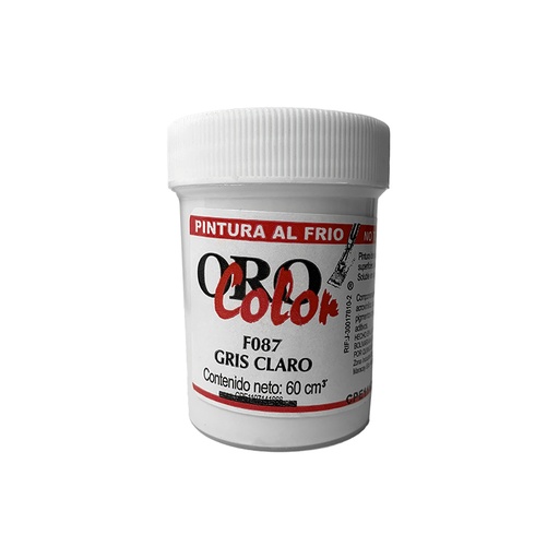 [F087-60] PINTURA AL FRIO GRIS CLARO 60ML