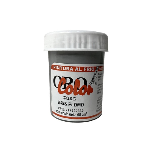 [F085-60] PINTURA AL FRIO GRIS PLOMO 60ML