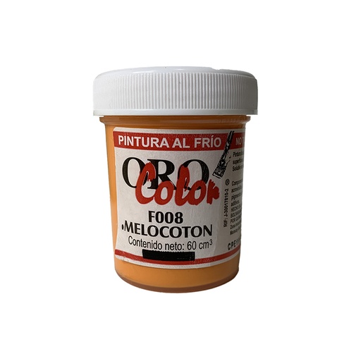 [F008-60] PINTURA AL FRIO MELOCOTON 60CM