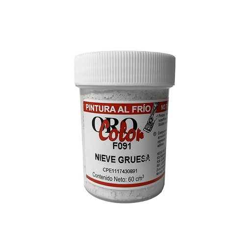 [F091-60] PINTURA AL FRIO NIEVE GRUESA 60CM
