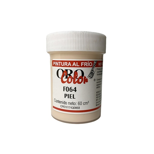 [F064-60] PINTURA AL FRIO PIEL 60ML 