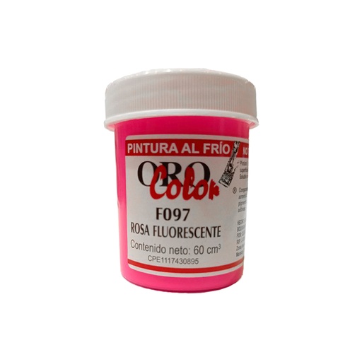 [F097-60] PINTURA AL FRIO ROSA FLUORESCENTE 60CM
