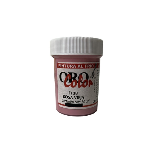 [F138-60] PINTURA AL FRIO ROSA VIEJA 60ML 