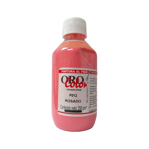[F012-250] PINTURA AL FRIO ROSADO 250ML