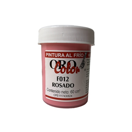 [F012-60] PINTURA AL FRIO ROSADO 60ML