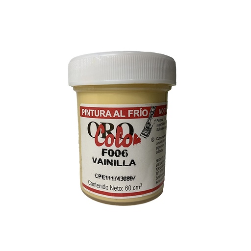 [F006] PINTURA AL FRIO VAINILLA 60ML 