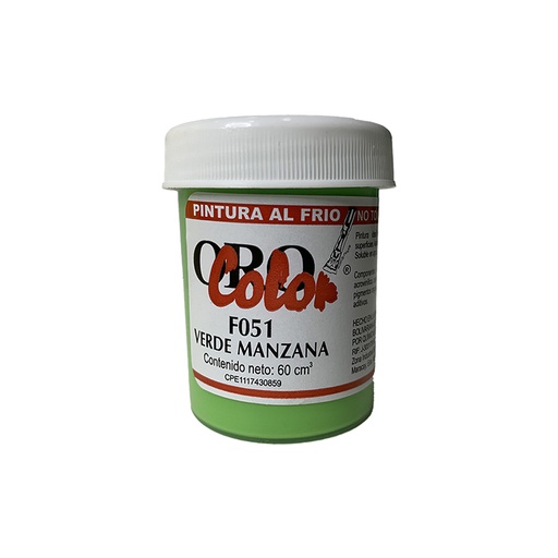 [F051-60] PINTURA AL FRIO VERDE MANZANA 60CM