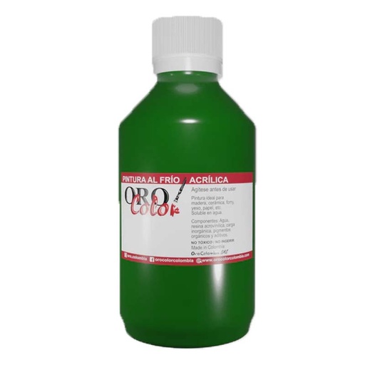 [F045-250] PINTURA AL FRIO VERDE NAVIDAD 250ML