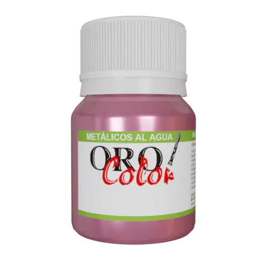 [F243] PINTURA METALICOS AL AGUA ORO ROSA 30CM