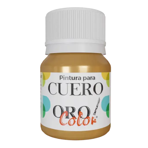 [CU-671] PINTURA PARA CUERO ORO 30ML 