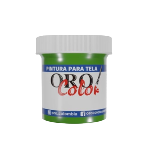 [TW05] PINTURA TEXTIL VERDE LIMA 30CM