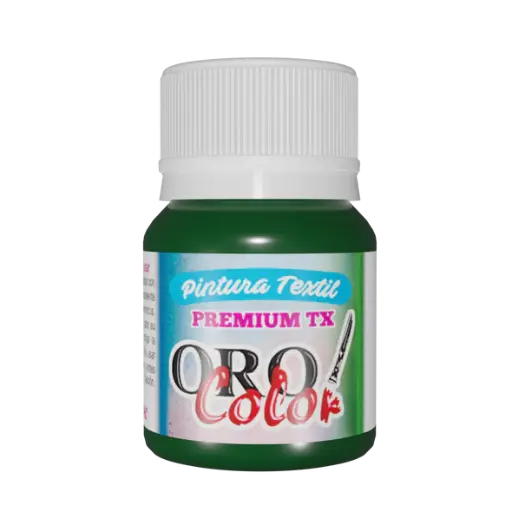 [TX366] PINTURA TEXTIL PREMIUM VERDE BOTELLA 30CM