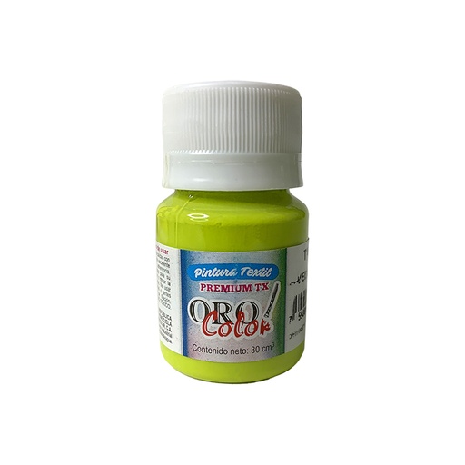 [TX356] PINTURA TEXTIL PREMIUM VERDE PERA 30CM
