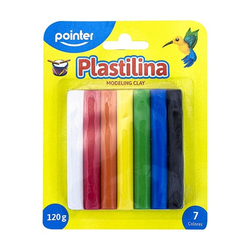 [PST-7120] PLASTILINA x 7 COLORES