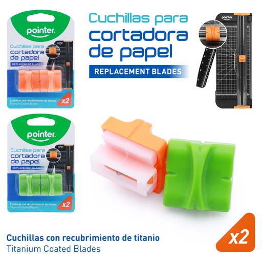 [PC-SPARE] REPUESTO DE CUCHILLA PARA GUILLOTINA - x2UND