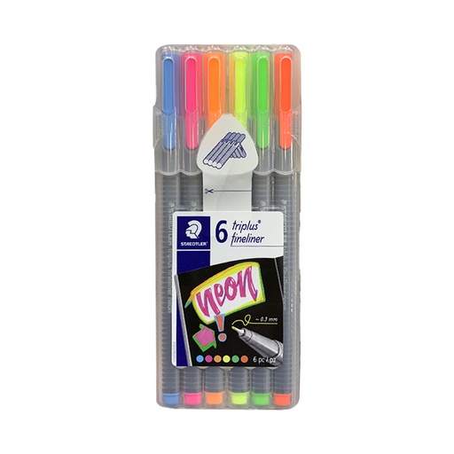 [SB6CS3] ROTULADOR FINO NEON X6