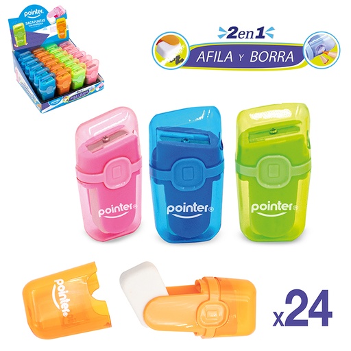 [ER-1809] SACAPUNTAS CON DEPOSITO + BORRADOR