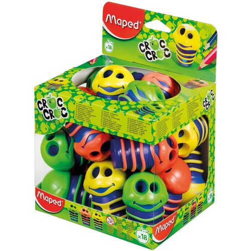 [501700] SACAPUNTAS CROC CROC GUSANO 2 AGUJEROS