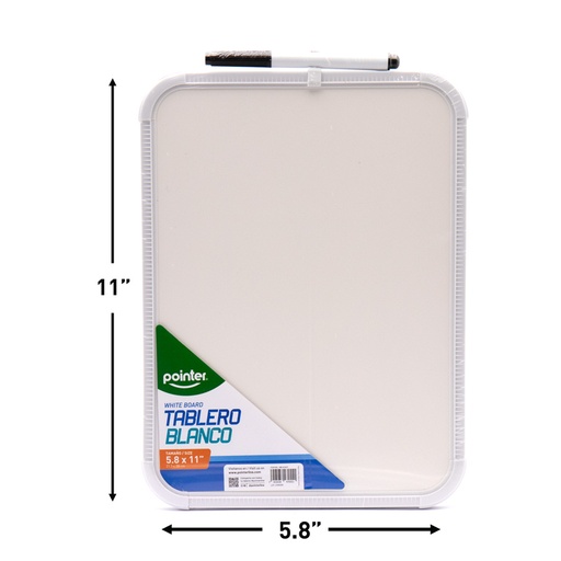[WB-8-5X11] TABLERO BLANCO 8,5x11 