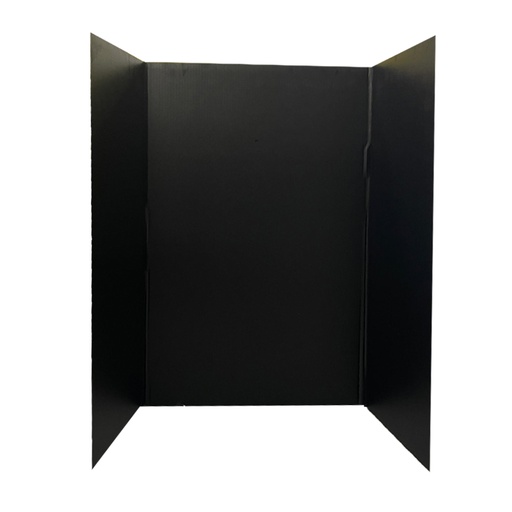 [12291-NE] TABLERO TRIPTICO  NEGRO 48X36CM