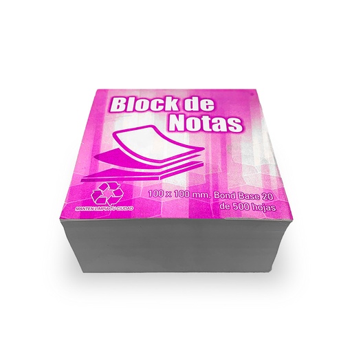 [N46T135B50SP] TACO DE NOTAS X500 HOJAS 9X9CM