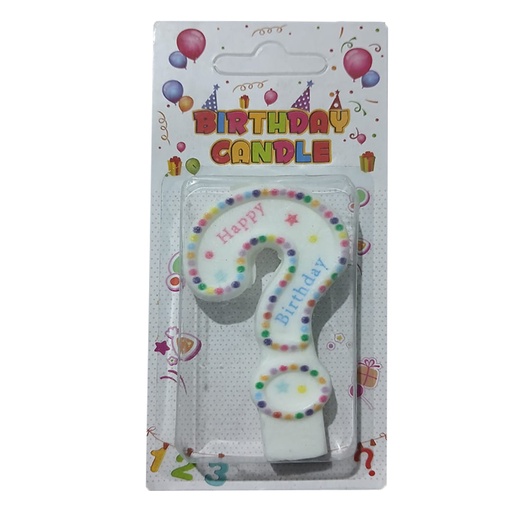 [A126-SZ300-B] VELAS DE CUMPLEAÑOS SIGNO '?'