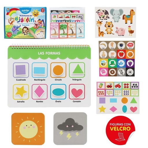 [EB-2429] LIBRO EDUCATIVO INFANTIL AVENTURAS EN EL JARDÍN 