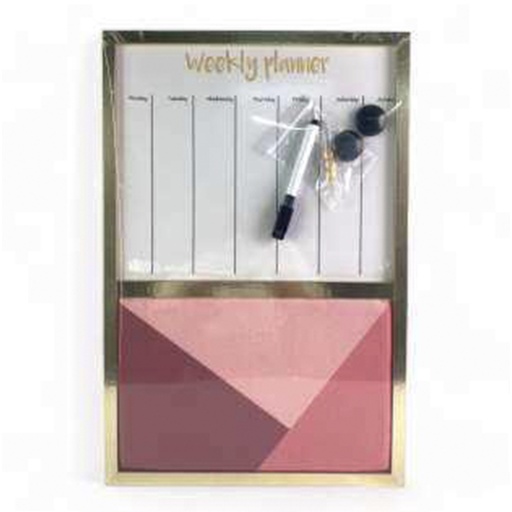 [780-8384001] TABLERO PLANIFICADOR 28x42CM + IMANES, PINES Y MARCADOR