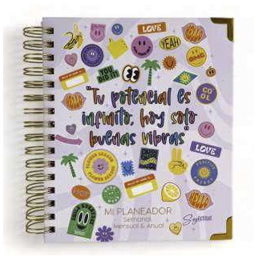 [783-2033183] PLANIFICADOR "SOY" F4 MENSUALSEMANAL Y CALENDARIO