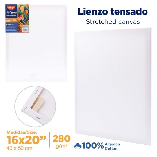 [CA-4050] LIENZO BLANCO 40x50cm