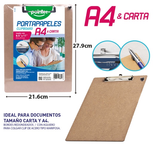 [FC-2431] TABLA LEGAJADORA A4/CARTA