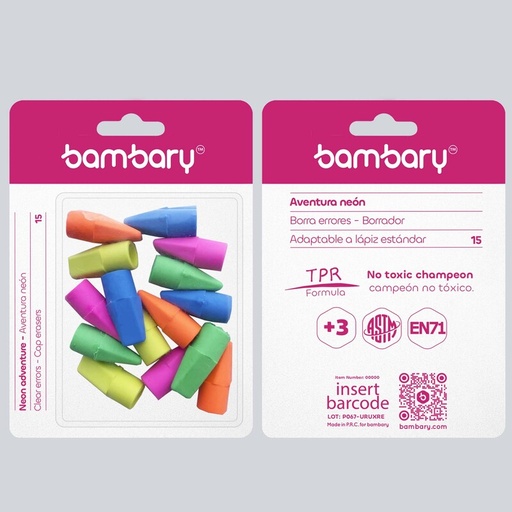 [230-7010/007] BORRADOR DE CAPUCHA NEON x15UND