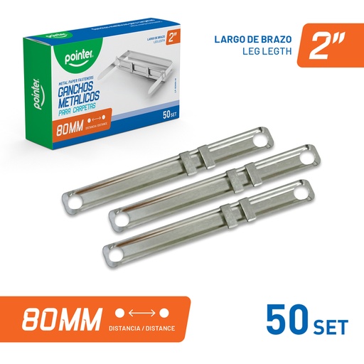 [LP-80MM-M] GANCHOS PARA CARPETA 80MM