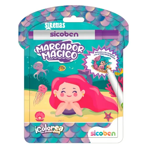 [6014417258231] LIBRO DE COLOREAR CON MARCADOR MAGICO 