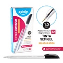 [BP-2010-N] BOLIGRAFO SEMIGEL NEGRO ULTRA INTENSO 1.0MM