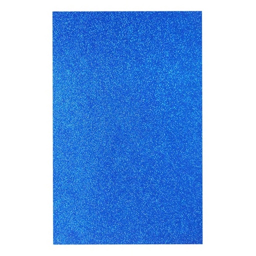 [0549.022.6] FOAMY CARTA  ESCARCHADO AZUL ZAFIRO 20X30