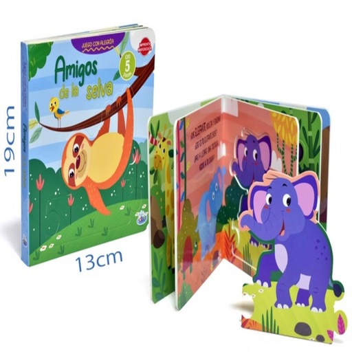 [BK-183] LIBRO DIDACTICO - JUG CON ALEGRIA- AMIGOS DE LA SELVA