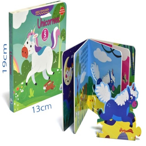 [BK-185] LIBRO DIDACTICO - JUG CON ALEGRIA- UNICORNIOS