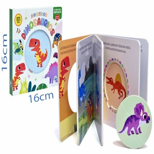 [BK-273] LIBRO DIDACTICO -DIVERTIDOS DINOSAURIOS
