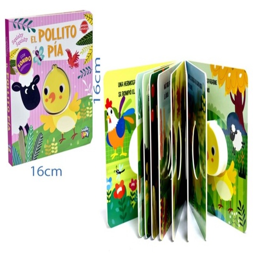 [LIST-464] LIBRO DIDACTICO- EL POLLITO PIA C/ SONIDO