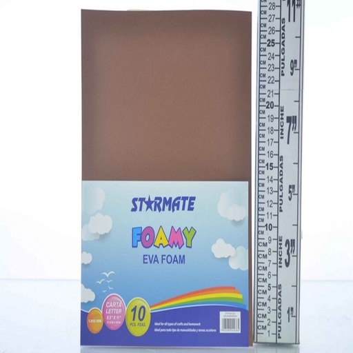 [STR-EVA-023] FOAMI LISO 8.5X11" CHOCOLATE
