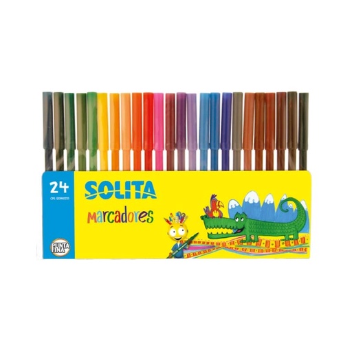 [SMA004] MARCADORES PUNTA FINA X 24