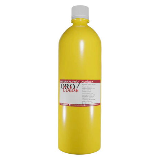 [F168-1] PINTURA AL FRIO AMARILLO PRIMARIO 1L