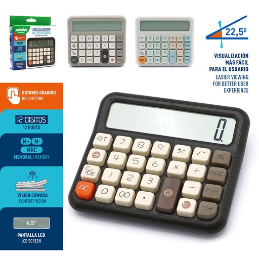 [CLP-2435] CALCULADORA 12 DIGITOS 