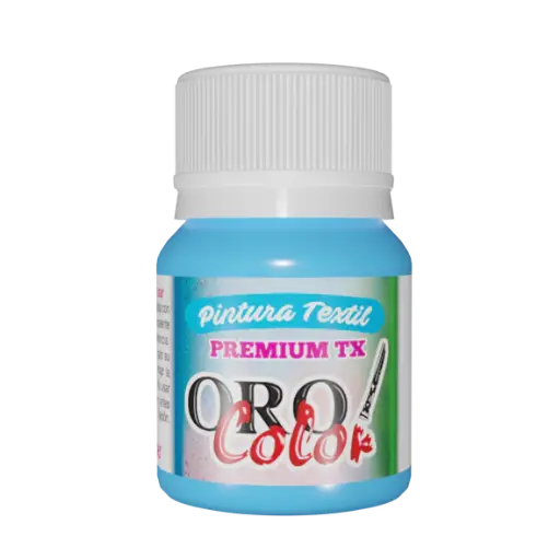 [TX344] PINTURA TEXTIL PREMIUM AZUL CELESTE 
