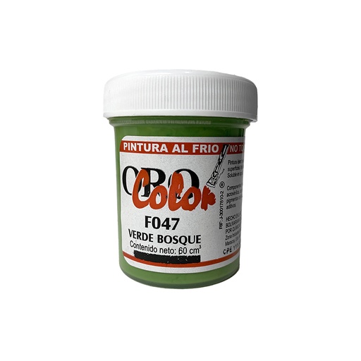 [F047] PINTURA AL FRIO VERDE BOSQUE 60ML 
