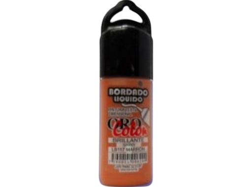 [LB-117] BORDADO LIQUIDO MARRON 32,5CM