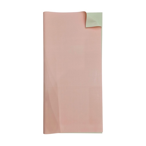 [HQ-WR-1414] PAPEL COREANO OUYA BITONO OPACO - BLANCO/ROSADO 58x58CM